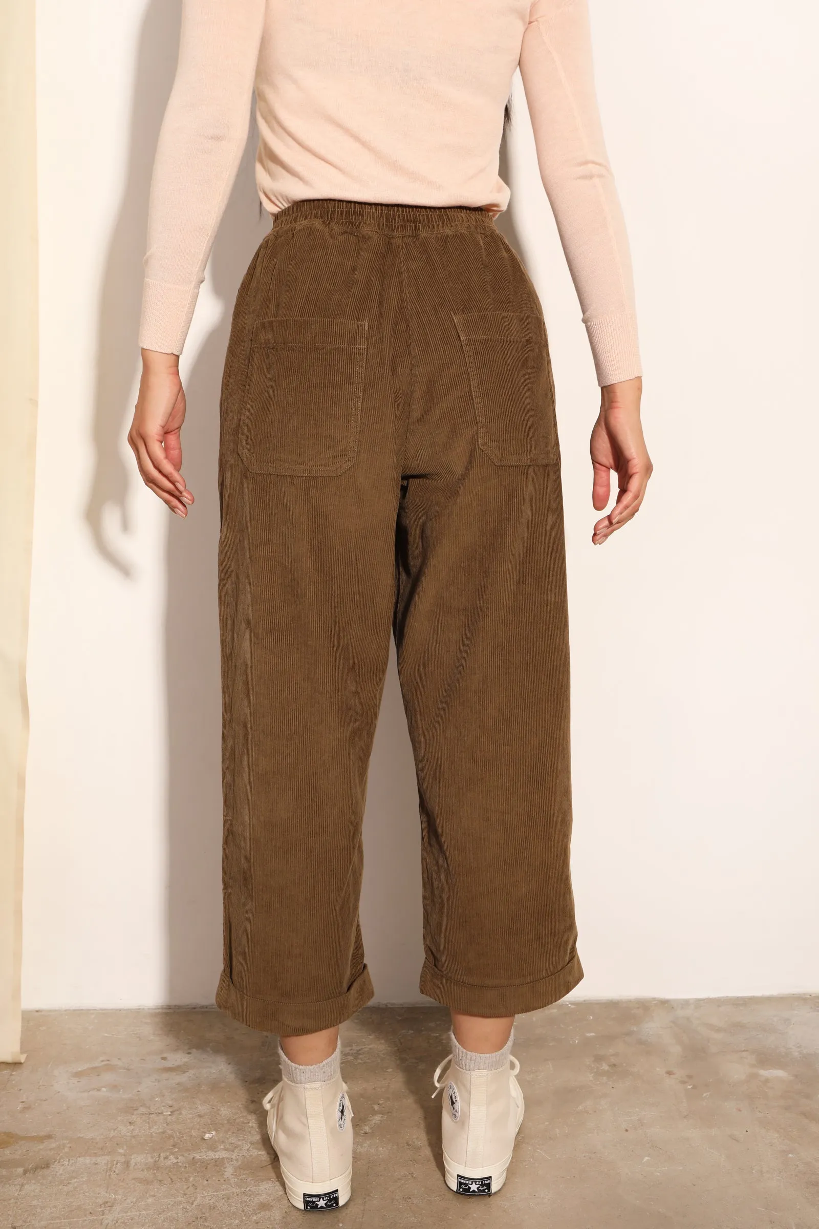 Beckett Trouser Crop Olive