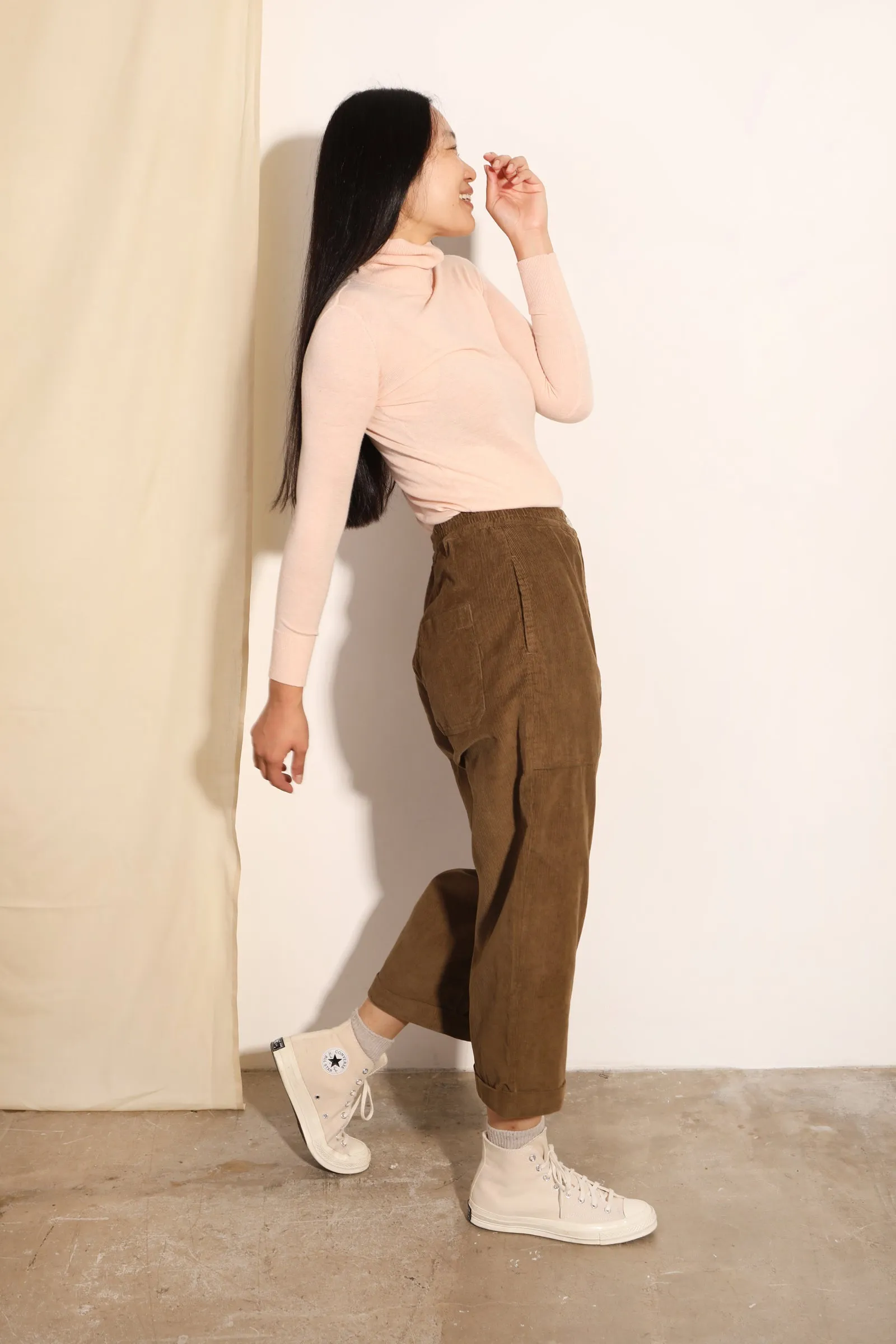 Beckett Trouser Crop Olive