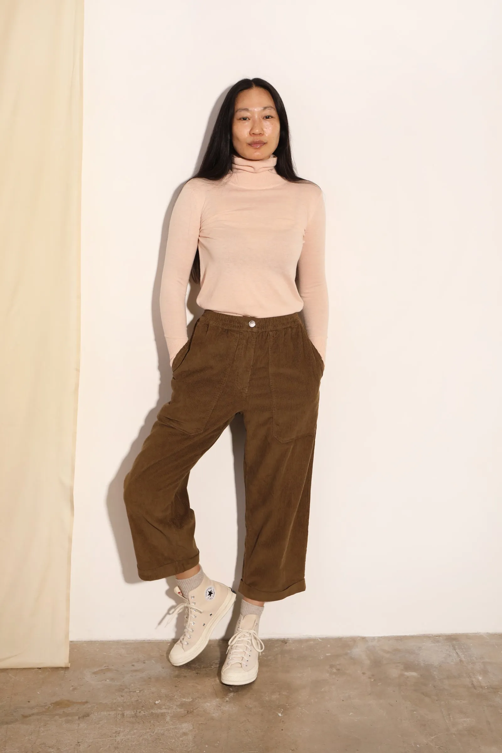 Beckett Trouser Crop Olive