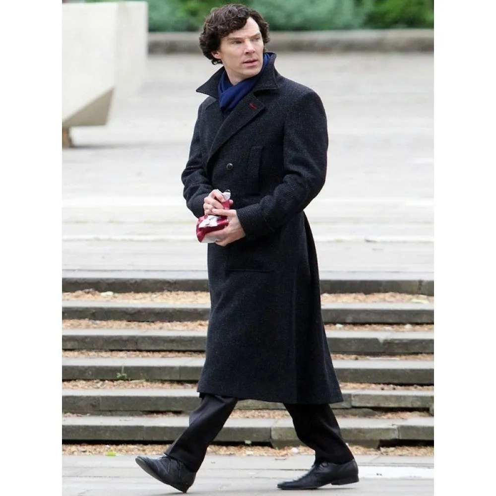 Benedict Cumberbatch Sherlock Holmes Trench Coat