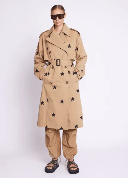 Berenice Mathilda Trench Coat in Camel Star