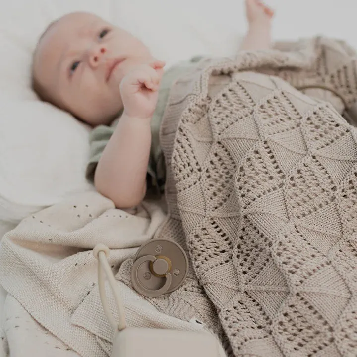 BIBS Knitted Blanket Pointelle