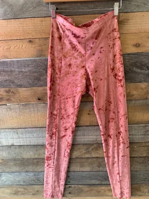 BJB Pink Velvet Leggings