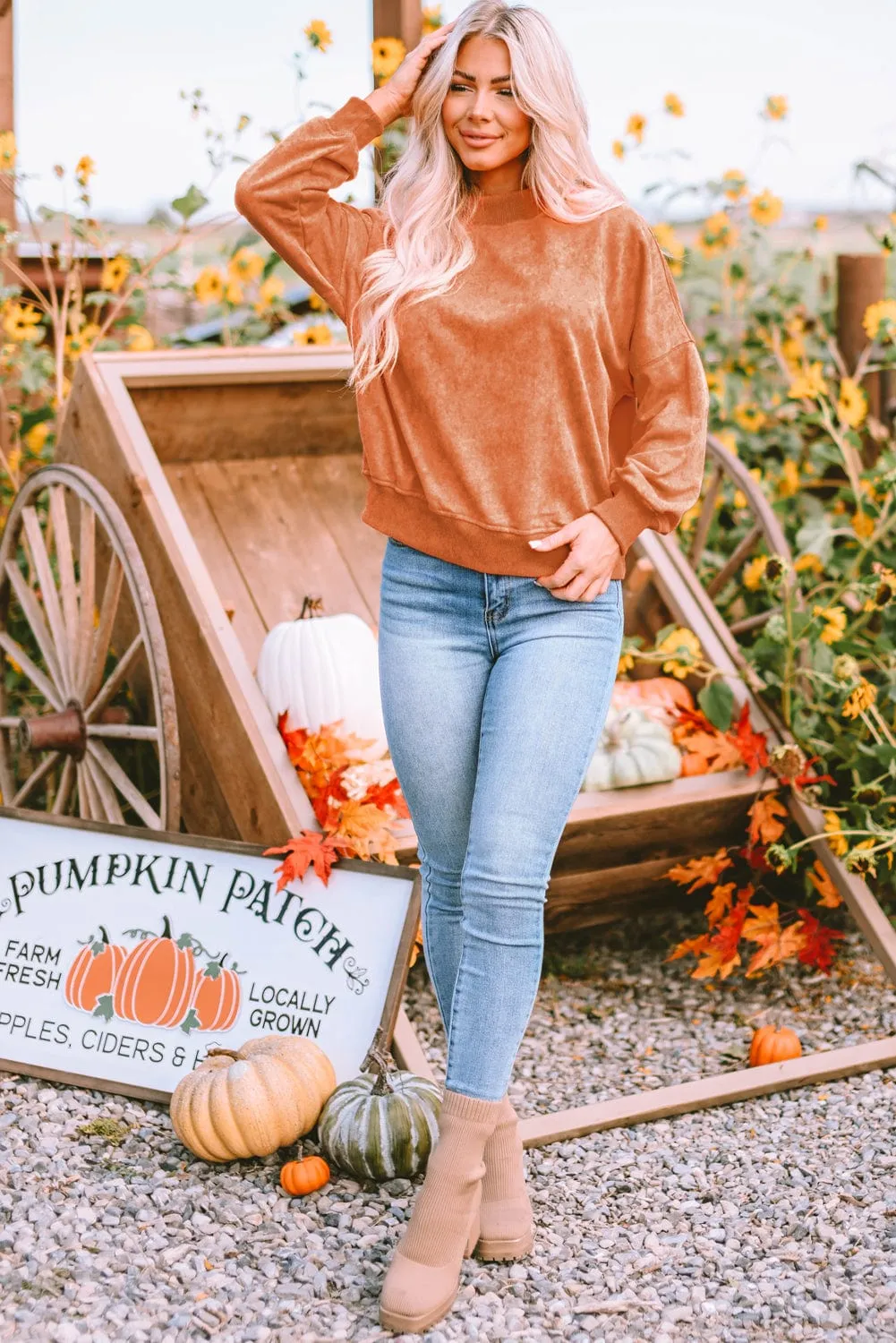 Bohemian-Style Long Sleeve Top