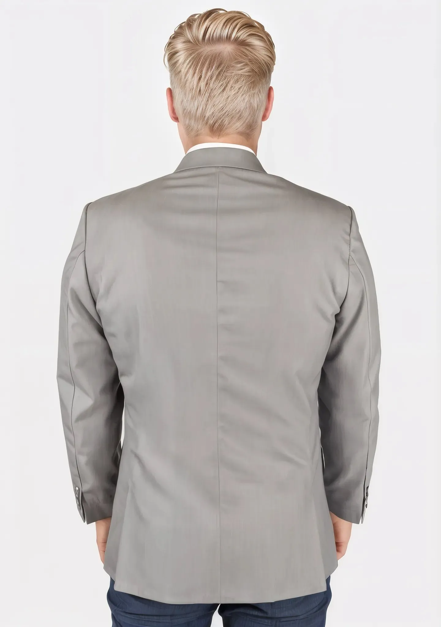 Bryant Harbor Grey Sharkskin Jacket