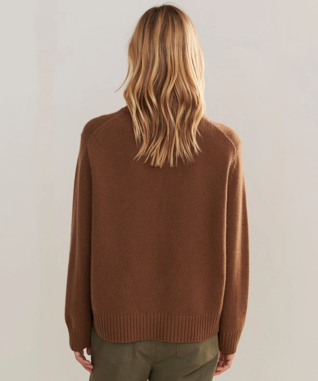 Cashmere Oversized Crewneck