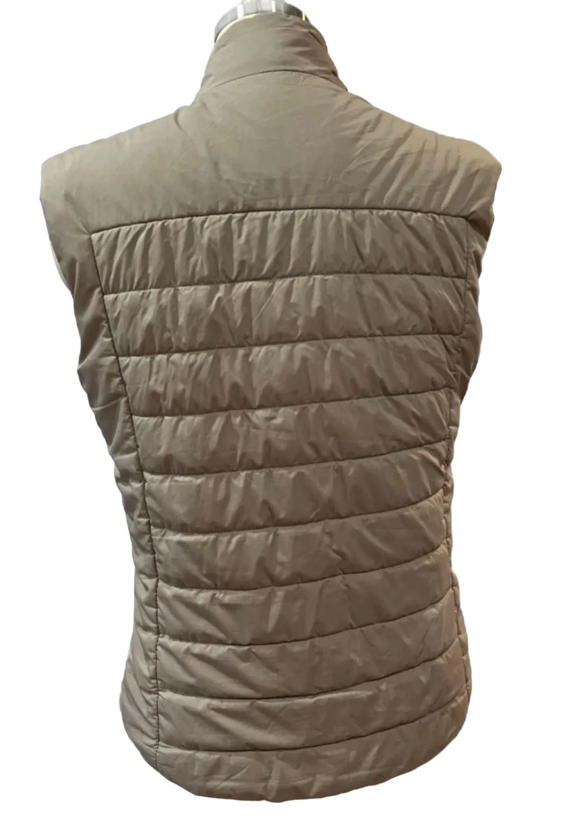 Cavalleria Toscana Women's Puffer P P Vest in Tan Light Beige / Size Medium