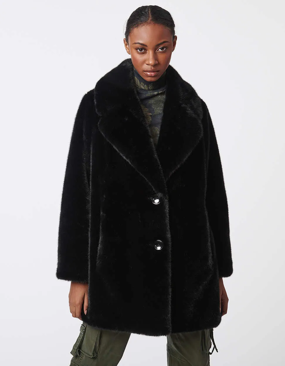 City Chic Faux Fur Coat