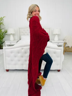 Cozy Knitted Blanket- Multiple Colors!