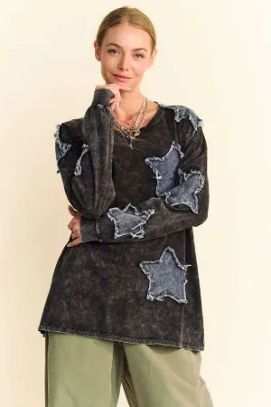 Dark Denim Star Top