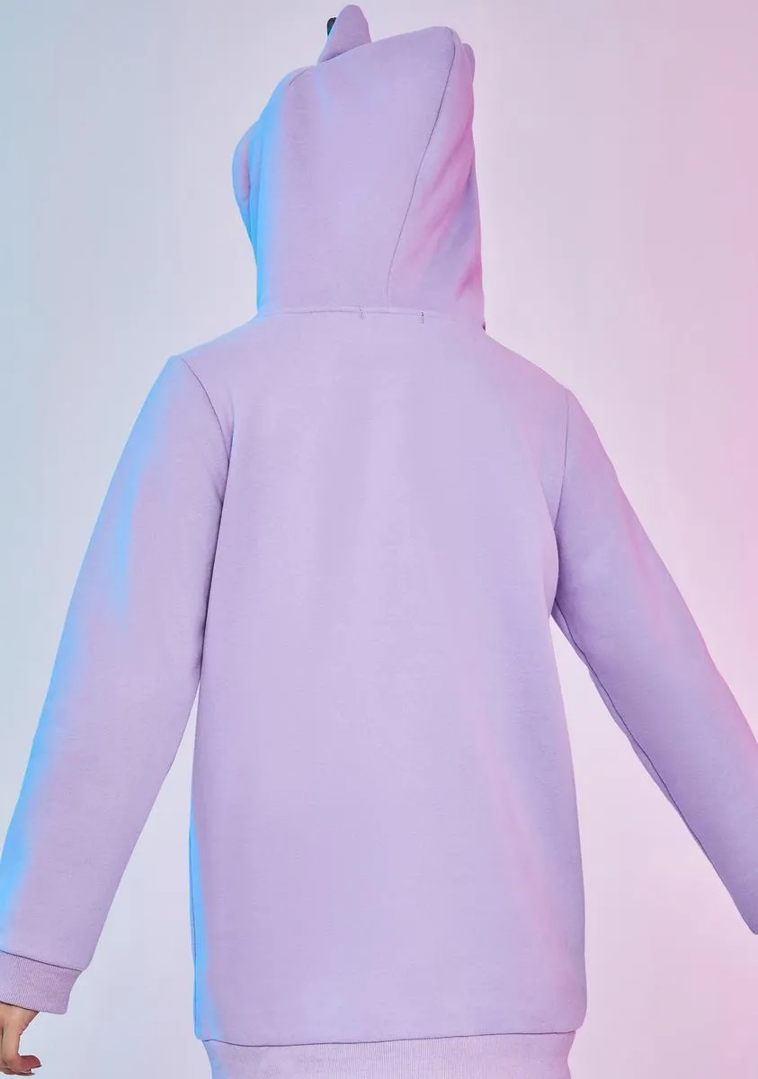 Fairy Kingdom Graphic Oversized Hoodie