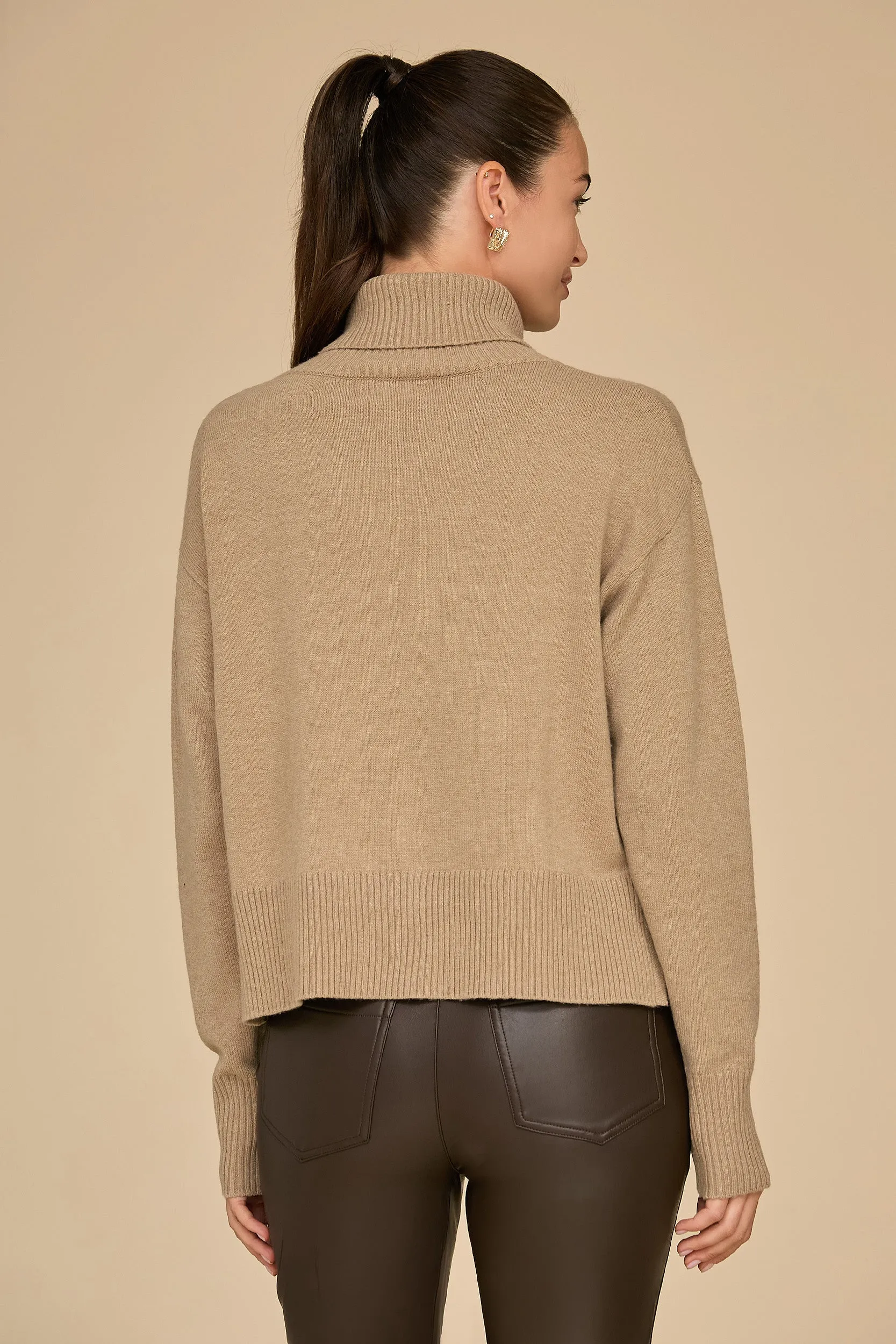 Gia Ultra Soft Sweater - Cafe