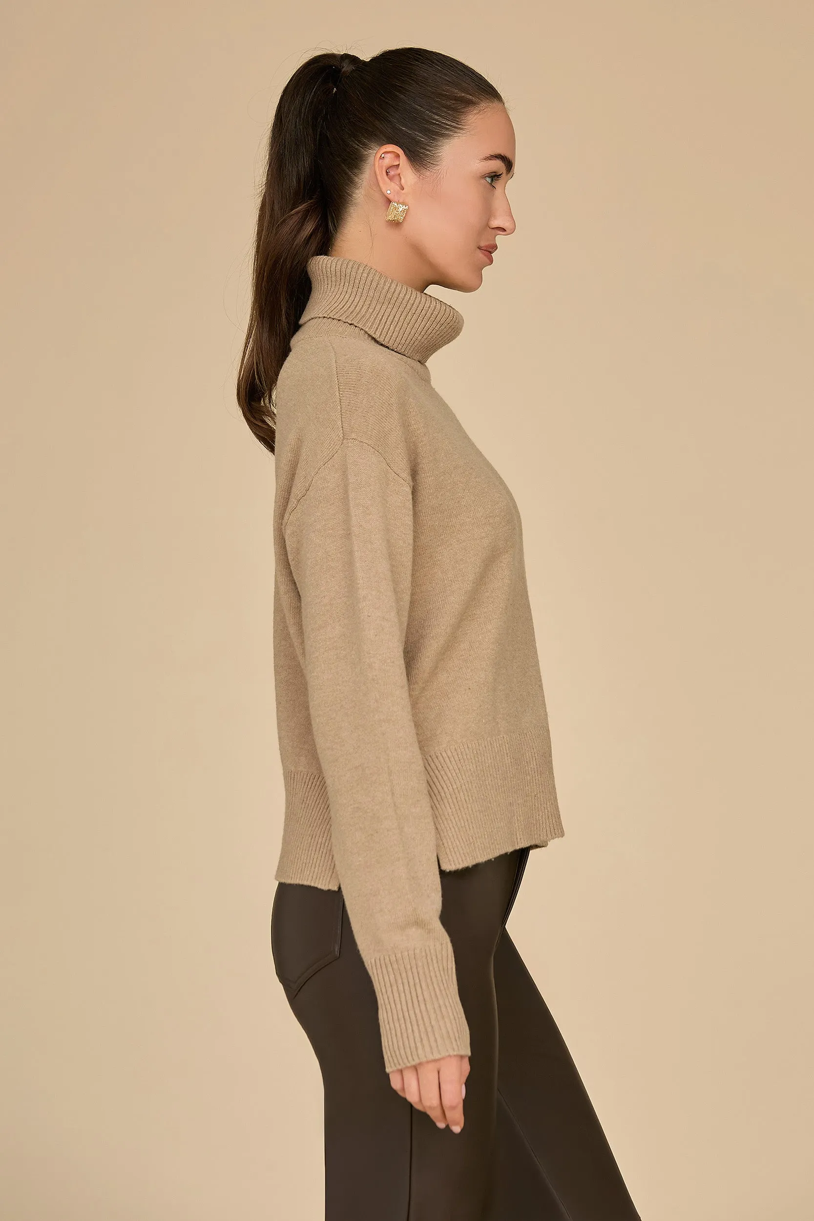 Gia Ultra Soft Sweater - Cafe