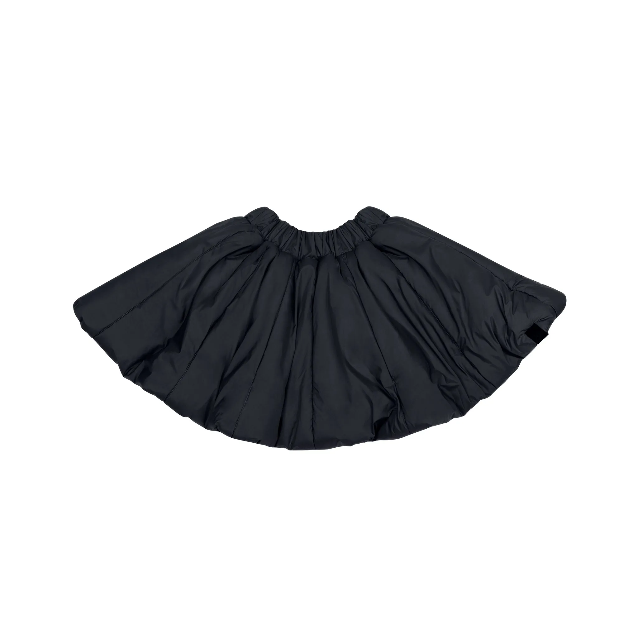 Girls Quilted Nylon Skirt l Black