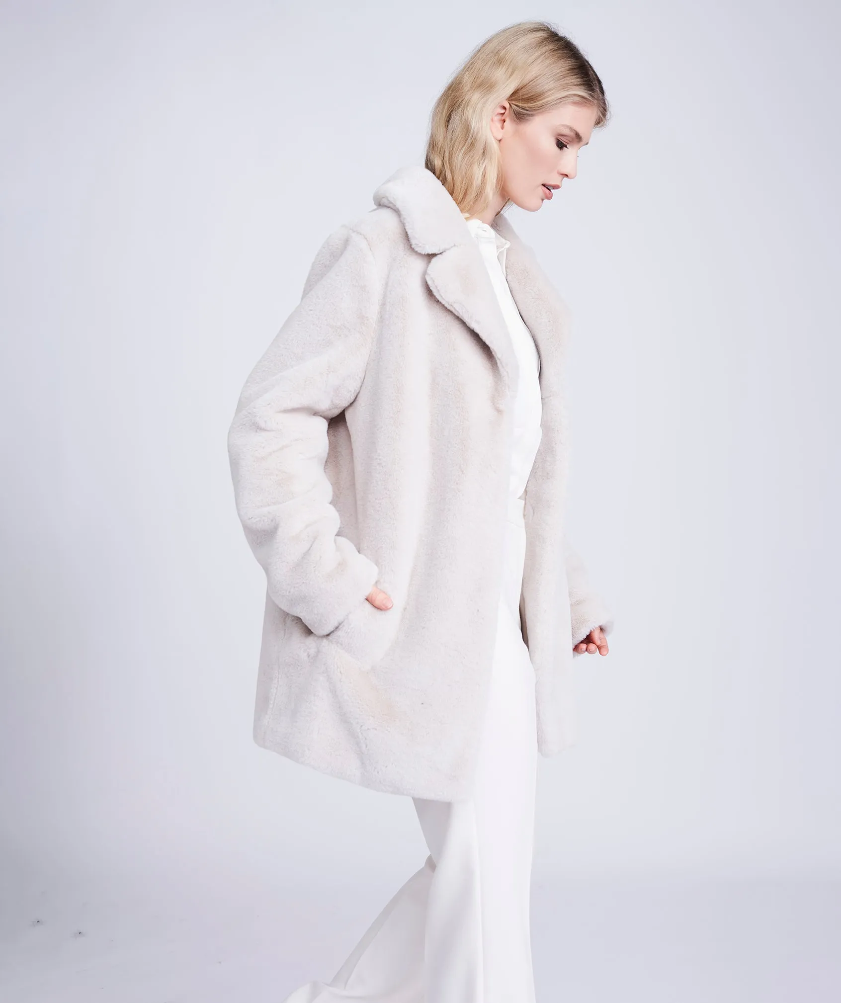 Kennedy Coat  - Pearl