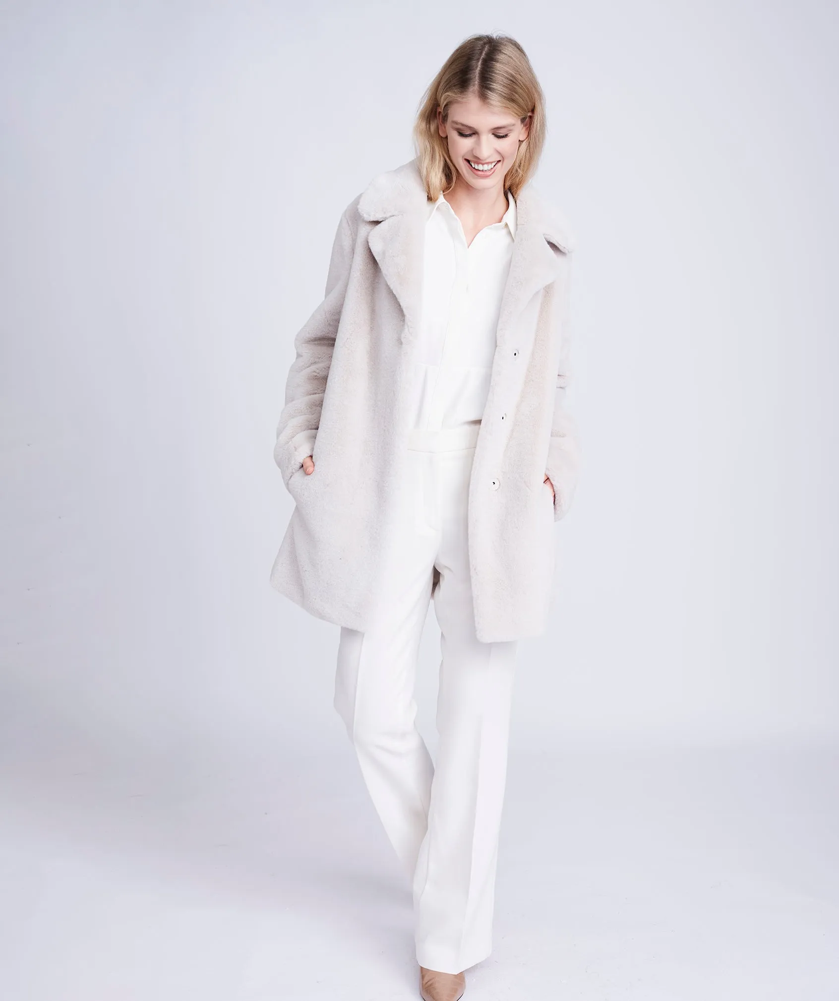 Kennedy Coat  - Pearl