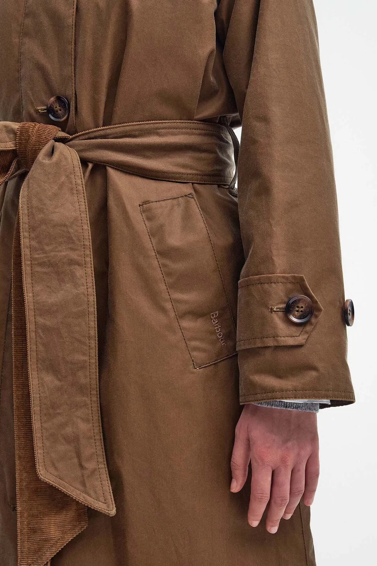 Marianne Waxed Trench Coat