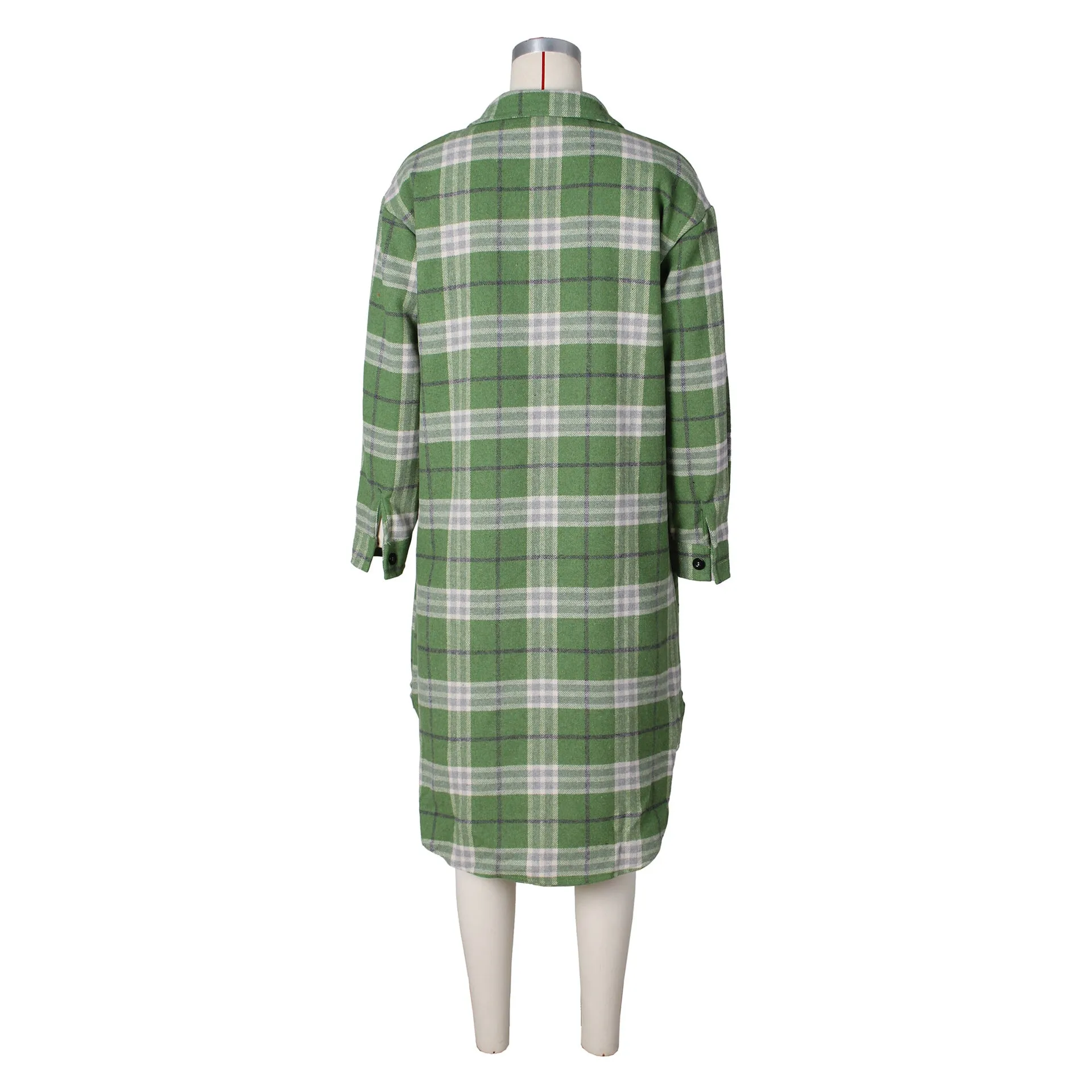 MB FASHION LONG SLEEVE FLANNEL OUTERWEAR 0648LY