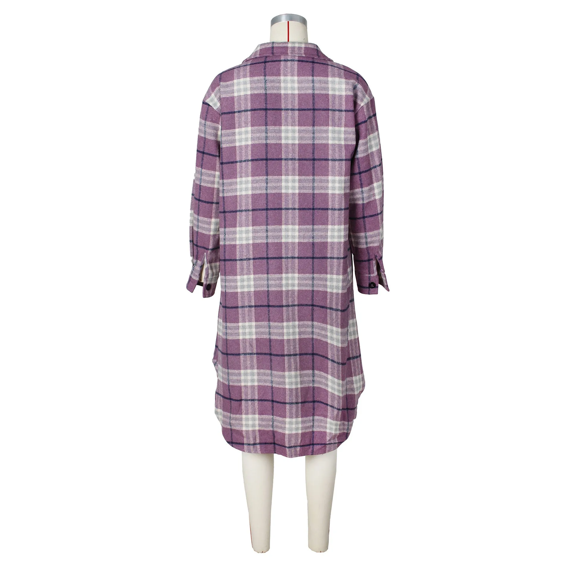 MB FASHION LONG SLEEVE FLANNEL OUTERWEAR 0648LY