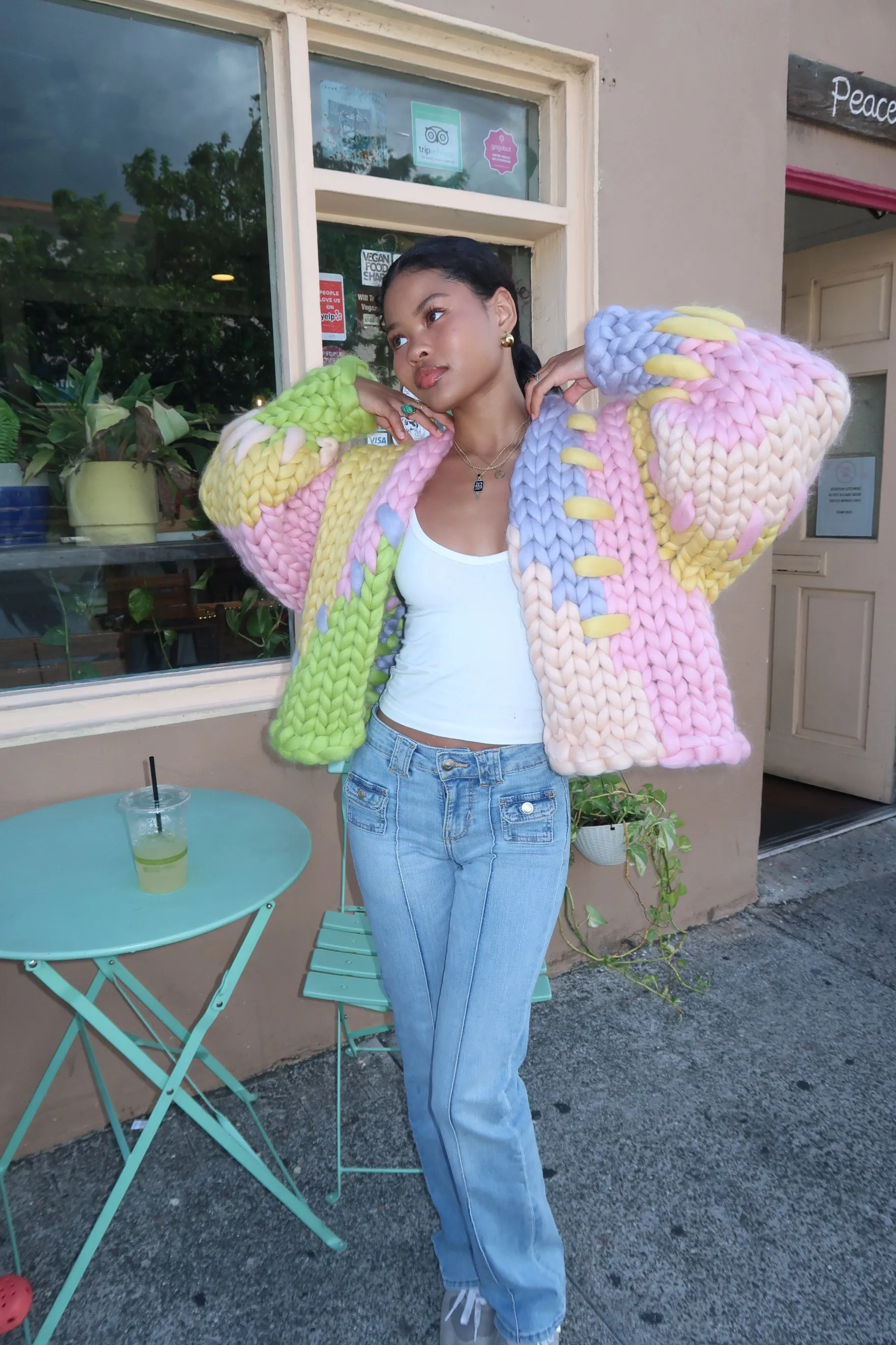 Pastel Colossal Knit Cardigan