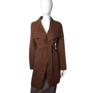 T Tahari Wool Blend Blanket Wrap Jacket Size L