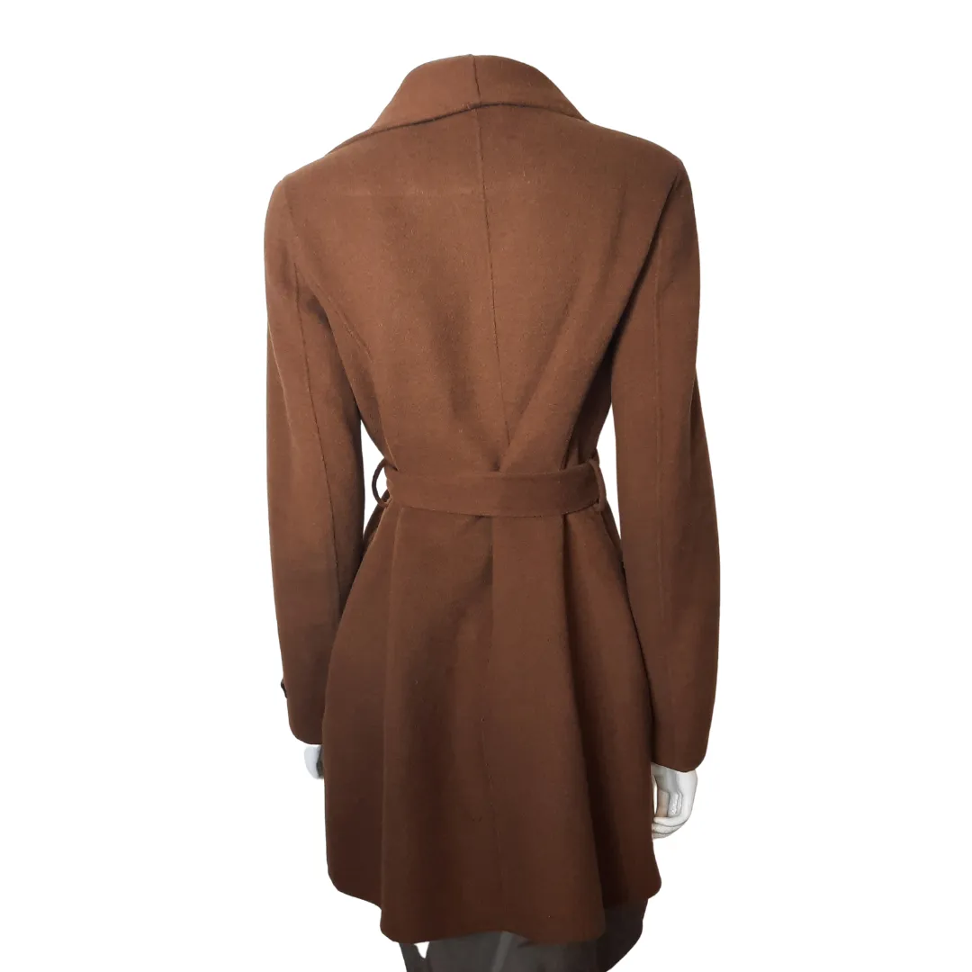 T Tahari Wool Blend Blanket Wrap Jacket Size L