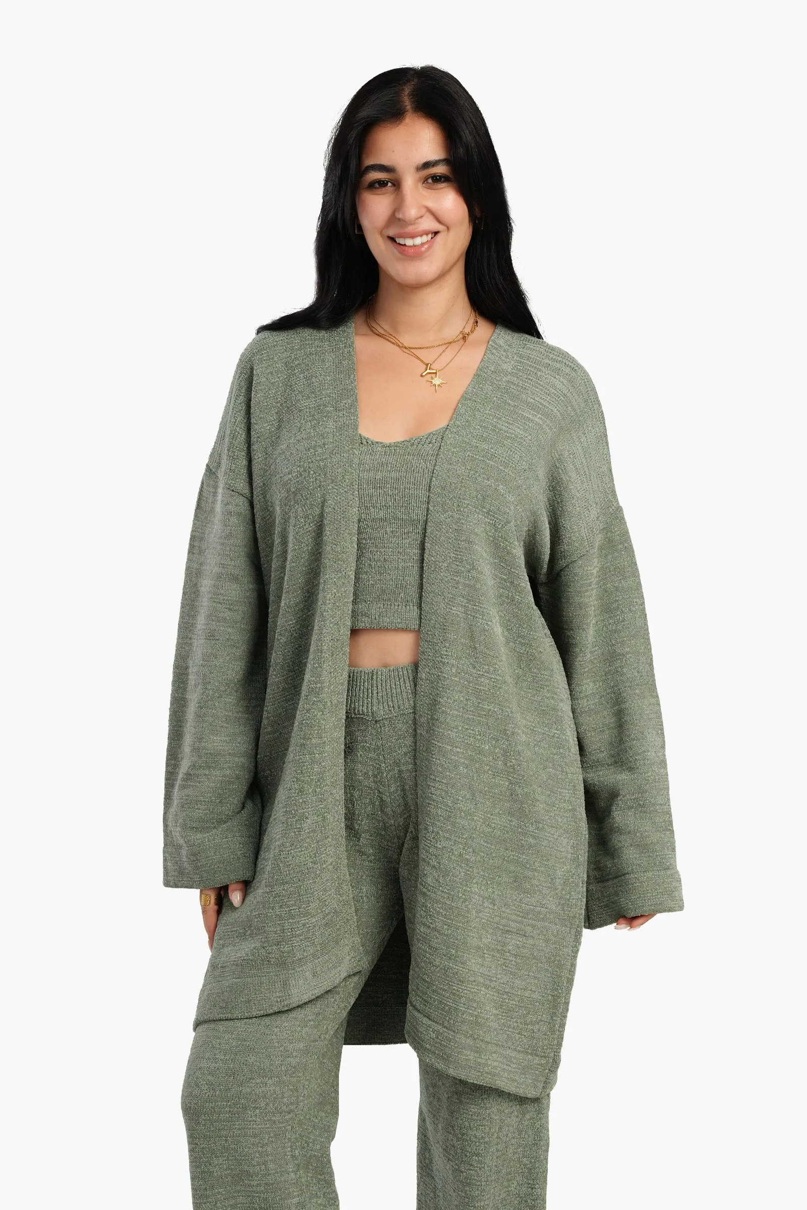 Trico Dropped Shoulder Robe