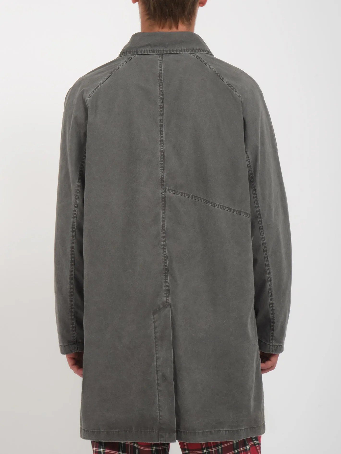 V Ent Noa Deane Trench Jacket - HEATHER GREY