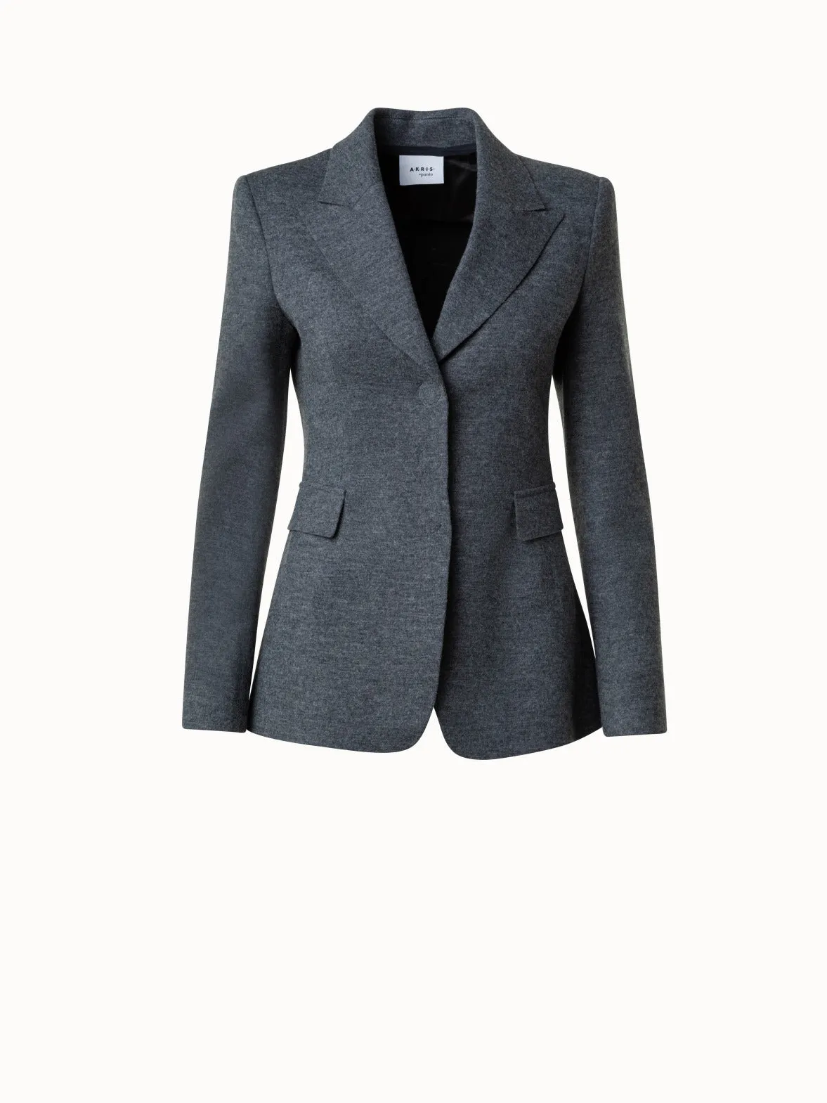 Welted Wool Jersey Jacket