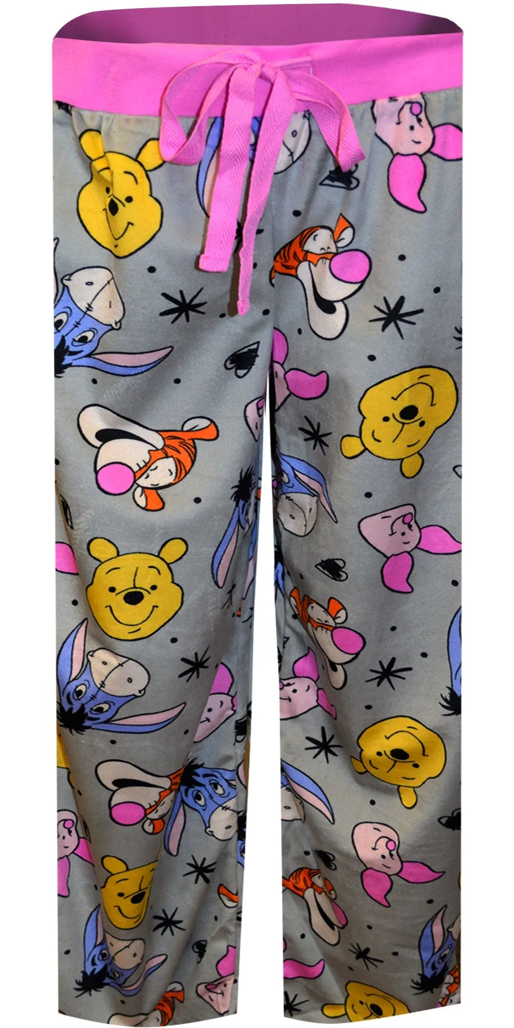 Winnie the Pooh and Friends Soft Silky Fleece Plus Size Lounge Pants