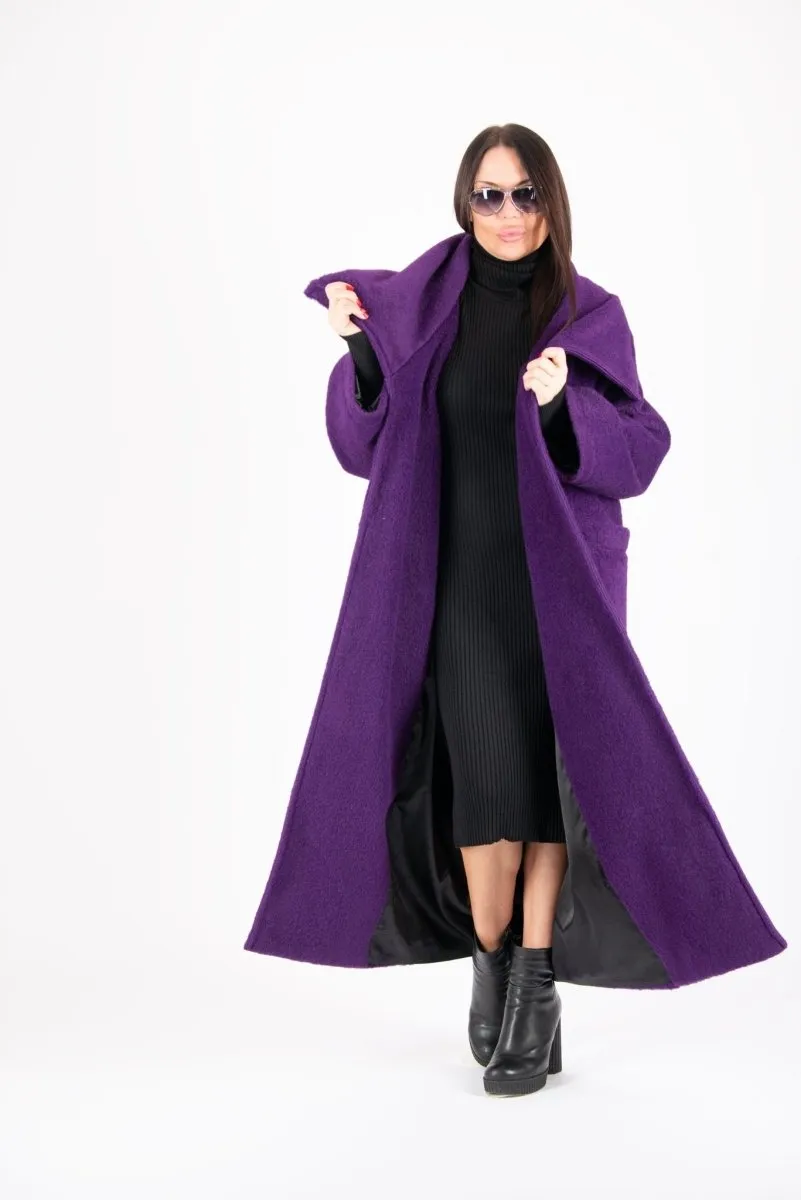 Winter Fur Purple Coat ERIN ON SALE