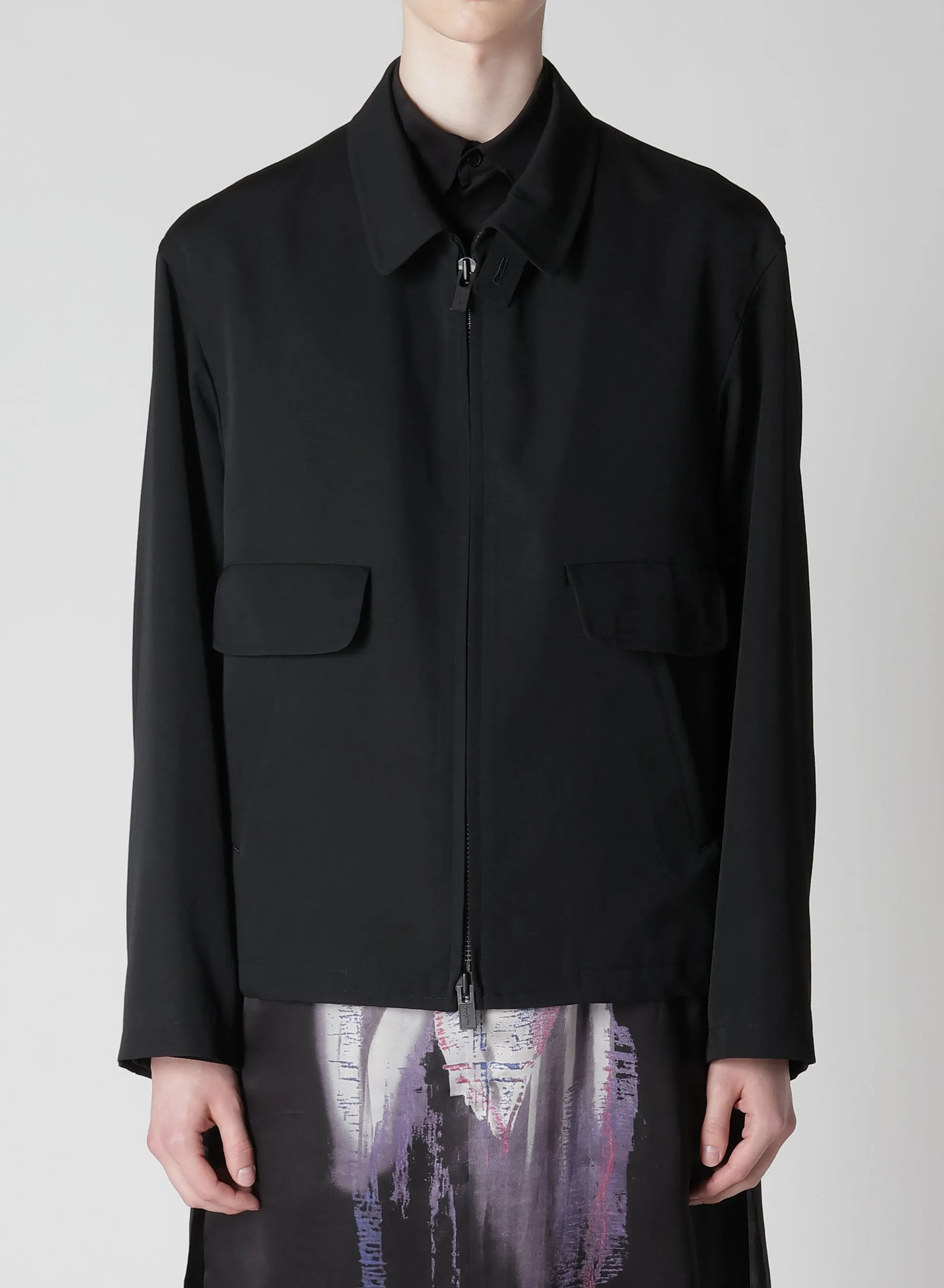 WOOL GABARDINE STANDARD BLOUSON