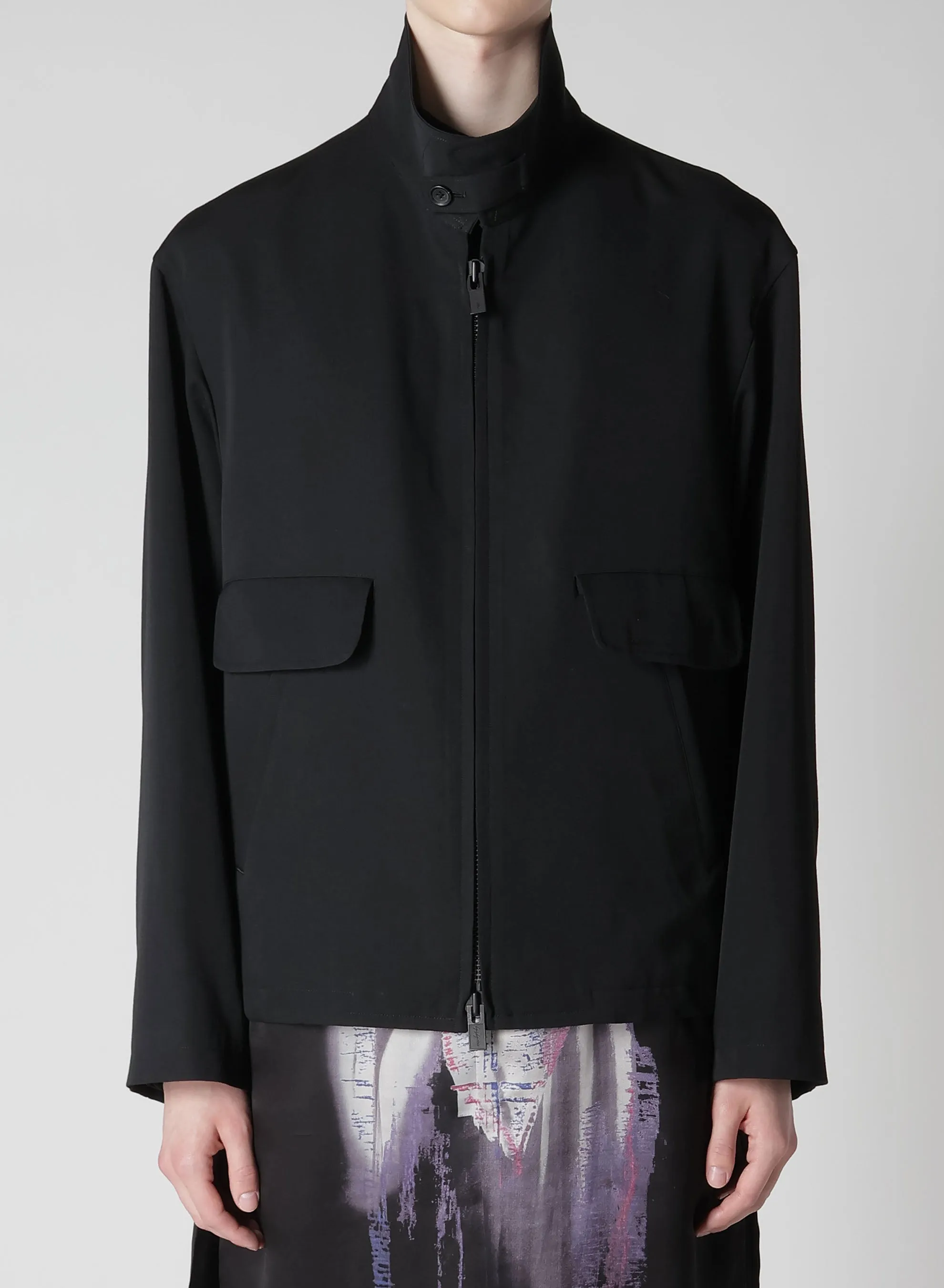 WOOL GABARDINE STANDARD BLOUSON