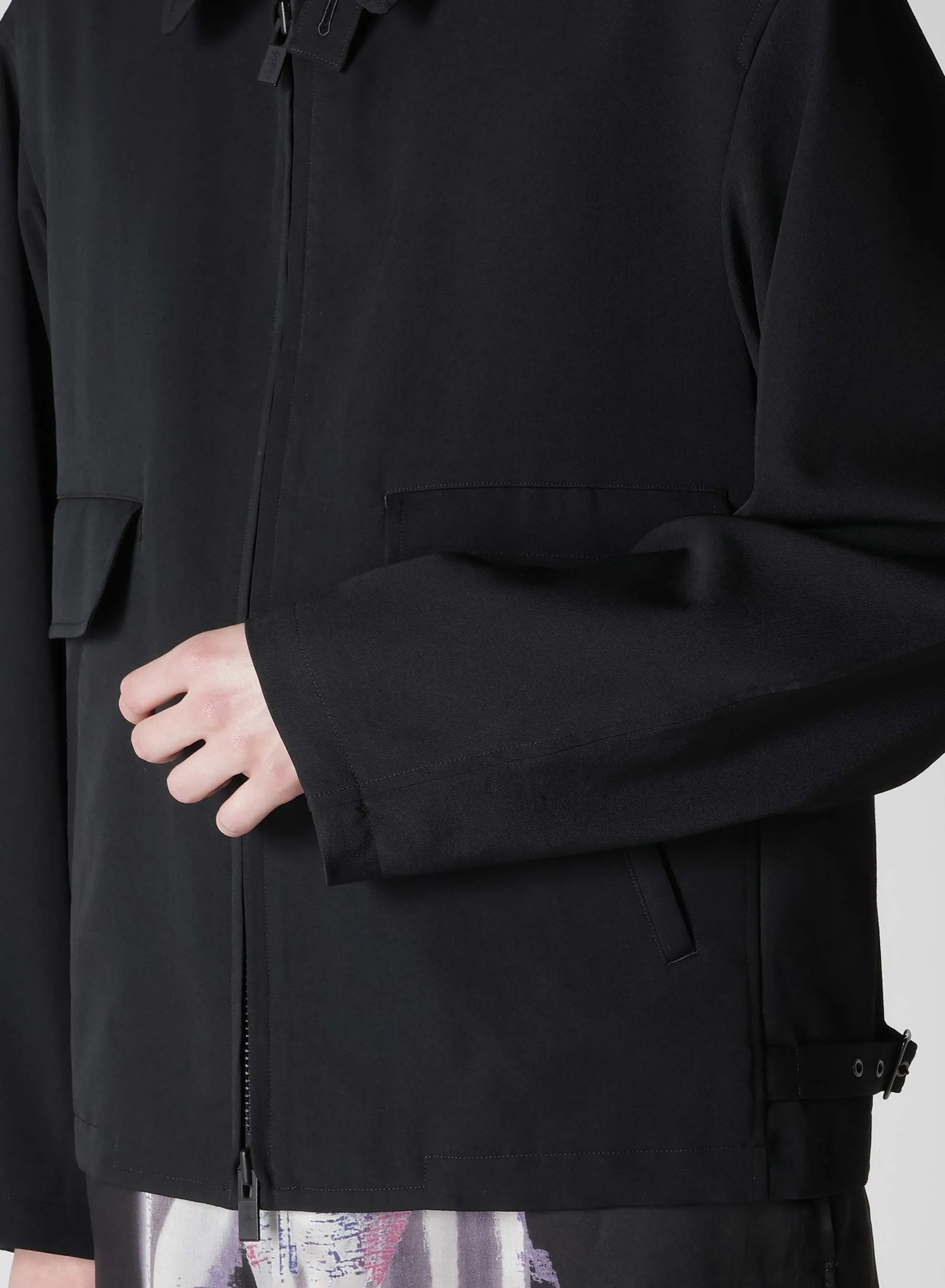 WOOL GABARDINE STANDARD BLOUSON